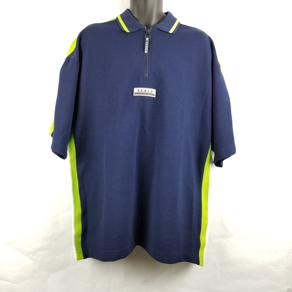 Seals Unlimited Patches Rugby Polo Shirt XL